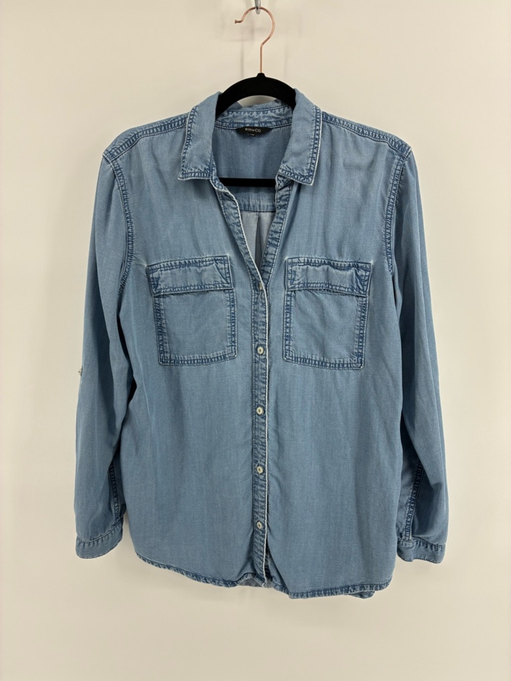 RW&CO. Light Blue Denim Shirt